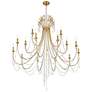 2_Crystorama Arcadia 46 1/4"W Antique Gold 15-Light Chandelier