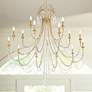 1_Crystorama Arcadia 46 1/4"W Antique Gold 15-Light Chandelier