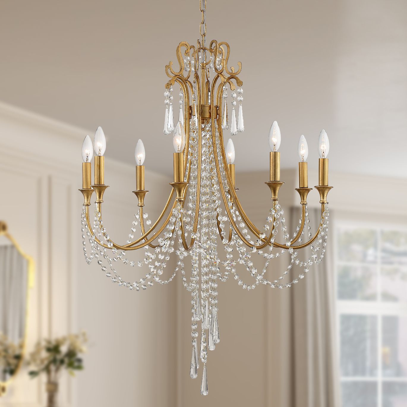 Crystorama Arcadia Gold Collection