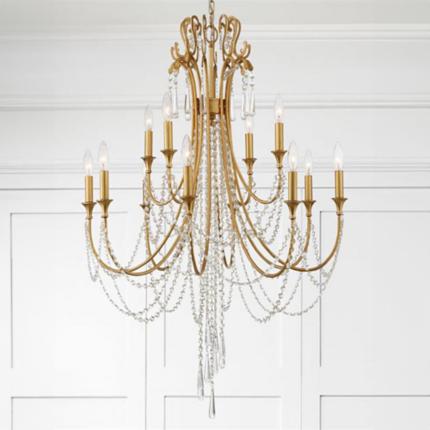 Crystorama Arcadia Gold Collection