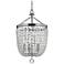 Crystorama Archer 14" Wide Polished Chrome Pendant Light