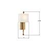 Crystorama Ardson 17 3/4" High Vibrant Gold Wall Sconce