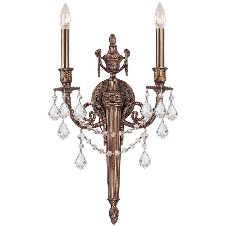 Image 1 Crystorama Arlington Collection 24 inch High 2-Light Wall Sconce