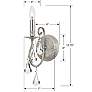 6_Crystorama Ashton 15 1/2" High Silver Sconce more views