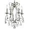 Crystorama Ashton 16" Wide 4-Light Traditional Olde Silver Chandelier