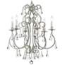 2_Crystorama Ashton 21 1/2"W Olde Silver 6-Light Chandelier