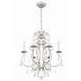 5_Crystorama Ashton 21 1/2"W Olde Silver 6-Light Chandelier more views