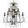 Crystorama Ashton 25 1/2"W English Bronze 9-Light Chandelier