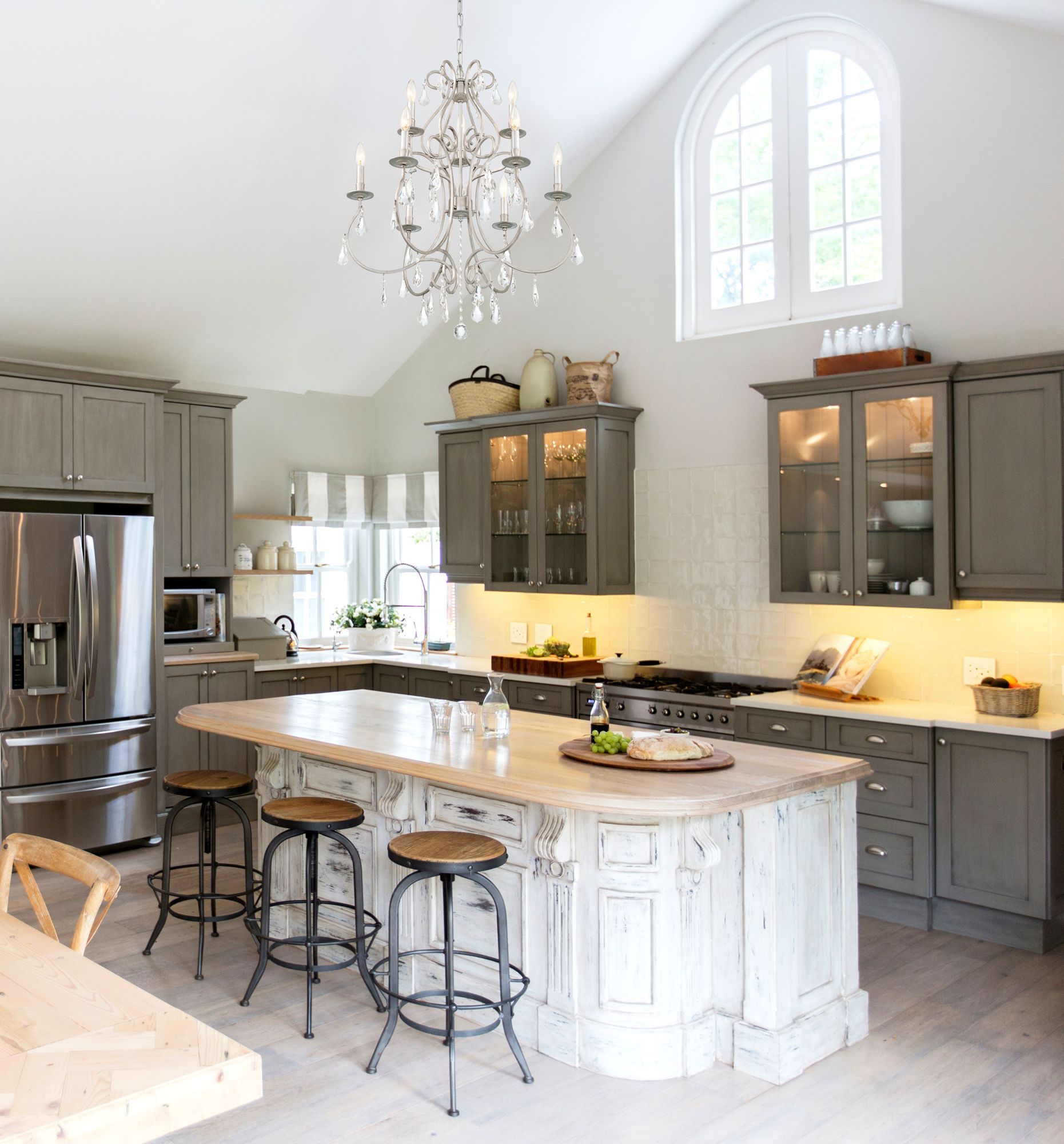 Crystorama Ashton 25 1/2"W Olde Silver 9-Light Chandelier