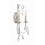 3_Crystorama Ashton Silver 18 1/2" High Crystal Wall Sconce more views