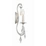 4_Crystorama Ashton Silver 18 1/2" High Crystal Wall Sconce more views