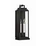 2_Crystorama Aspen 19" High Matte Black Outdoor Wall Light more views