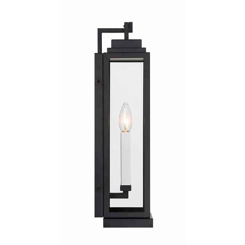 Image 7 Crystorama Aspen 19" High Matte Black Outdoor Wall Light more views