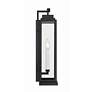 7_Crystorama Aspen 19" High Matte Black Outdoor Wall Light more views