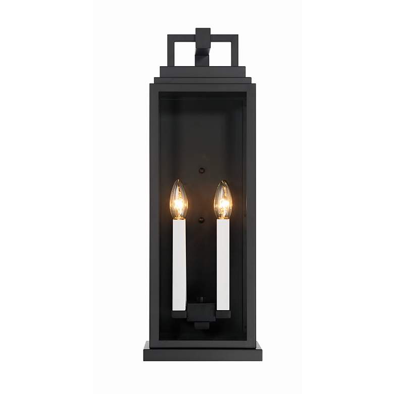 Image 5 Crystorama Aspen 22 1/2" High Matte Black Outdoor Wall Light more views
