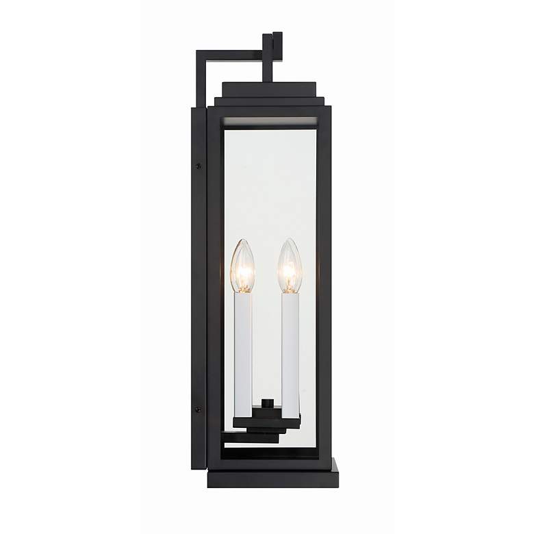 Image 7 Crystorama Aspen 22 1/2" High Matte Black Outdoor Wall Light more views