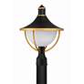 2_Crystorama Atlas 18 1/2"H Black and Gold Outdoor Post Light more views