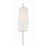 2_Crystorama Avon 12 1/4" Polished Nickel Hardwire or Plug-In Wall Lamp more views