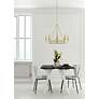 6_Crystorama Bailey 28" Wide Aged Brass 8-Light Chandelier more views