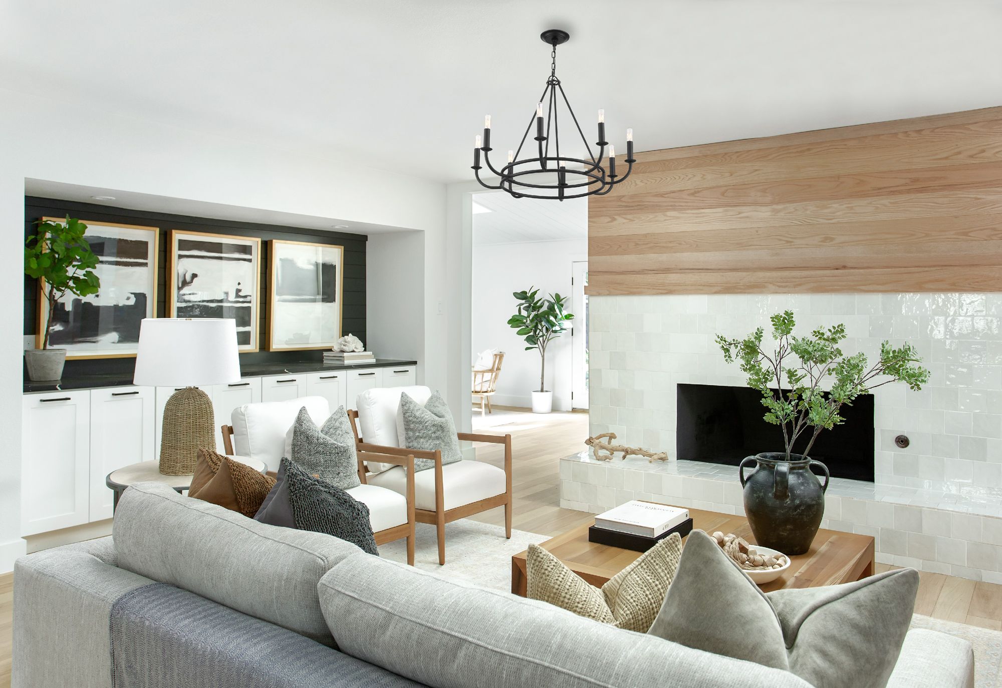 Image 6 Crystorama Bailey 28'' Matte Black Chandelier more views