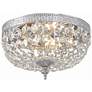 1_Crystorama Basket 10" Wide Chrome and Crystal Ceiling Light