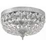 2_Crystorama Basket 10" Wide Chrome and Crystal Ceiling Light more views