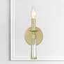 6_Crystorama Baxter 15" High Aged Brass Wall Sconce more views