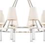 5_Crystorama Baxter 31 1/2" Wide Nickel 8-Light Chandelier more views