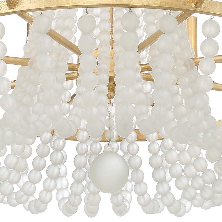 Image 6 Crystorama Bella 26" Wide Antique Gold 8-Light Chandelier more views