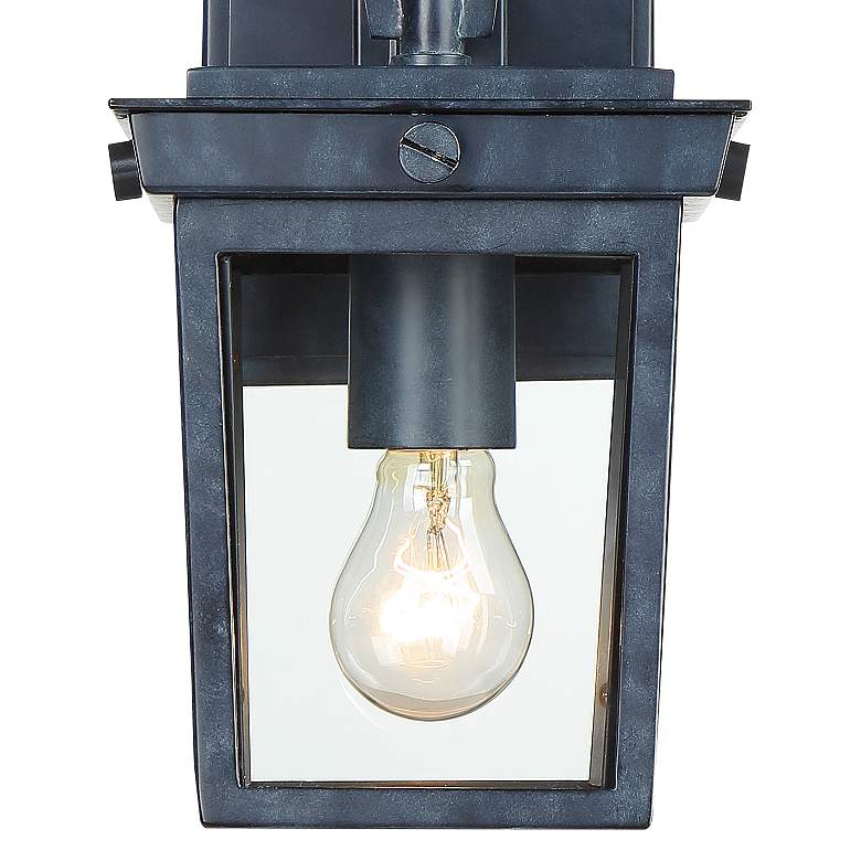 Image 3 Crystorama Belmont 11" High Graphite Finish Outdoor Wall Light more views