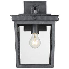 Image2 of Crystorama Belmont 14" High Graphite Outdoor Wall Light more views