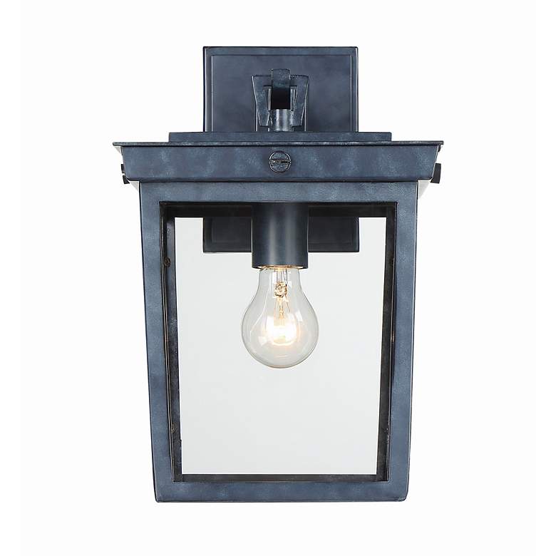 Image 2 Crystorama Belmont 14" High Graphite Outdoor Wall Light more views