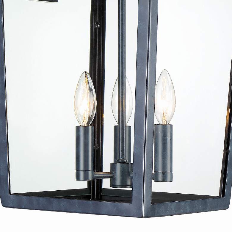 Image 4 Crystorama Belmont 20" High Graphite 3-Light Outdoor Wall Light more views