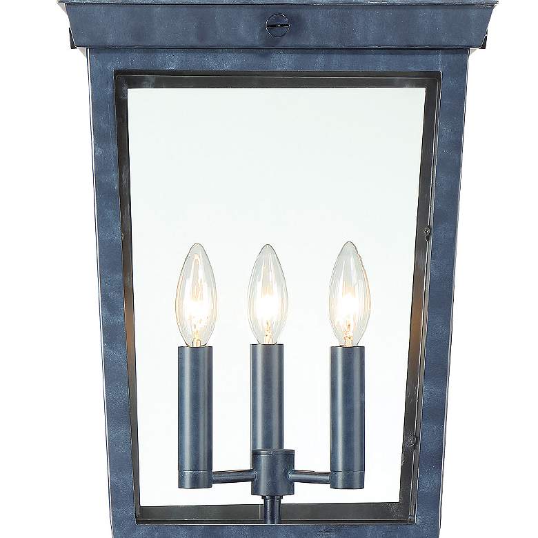 Image 4 Crystorama Belmont Graphite 3-Light Outdoor Post Light more views
