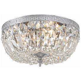Image1 of Crystorama Big Basket 12" Wide Chrome and Crystal Ceiling Light