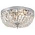 Crystorama Big Basket 12" Wide Chrome and Crystal Ceiling Light