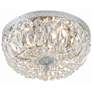 Thumbnail2 of Crystorama Big Basket 12" Wide Chrome and Crystal Ceiling Light more views
