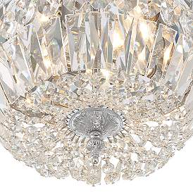 Image4 of Crystorama Big Basket 12" Wide Chrome and Crystal Ceiling Light more views
