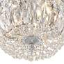 Thumbnail4 of Crystorama Big Basket 12" Wide Chrome and Crystal Ceiling Light more views