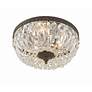 3_Crystorama Big Basket Crystal 12"W Bronze Ceiling Light more views