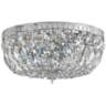 Crystorama Big Basket Crystal 12"W Chrome Ceiling Light
