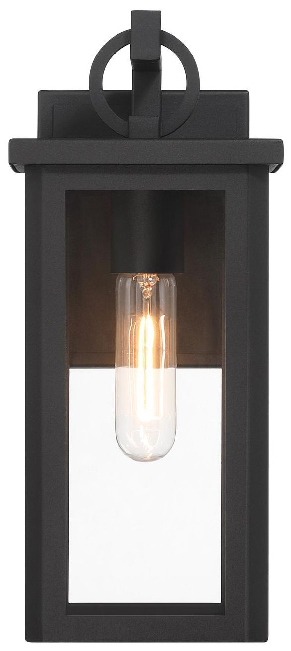Image 2 Crystorama Boadie 5.5'' LED Matte Black Outdoor Sconce more views