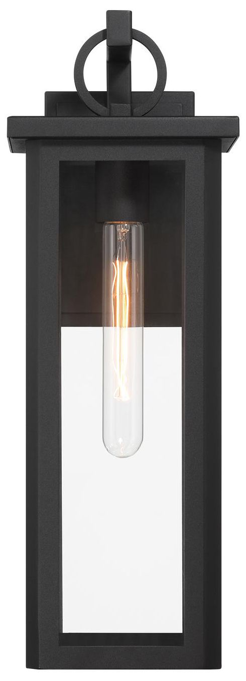 Image 2 Crystorama Boadie 6.5'' LED Matte Black Outdoor Sconce more views