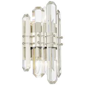 Image2 of Crystorama Bolton 13 1/2" High Polished Nickel Wall Sconce more views