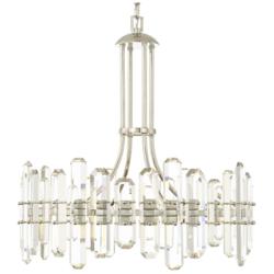 Crystorama Bolton 24 3/4" Wide Polished Nickel Crystal Chandelier