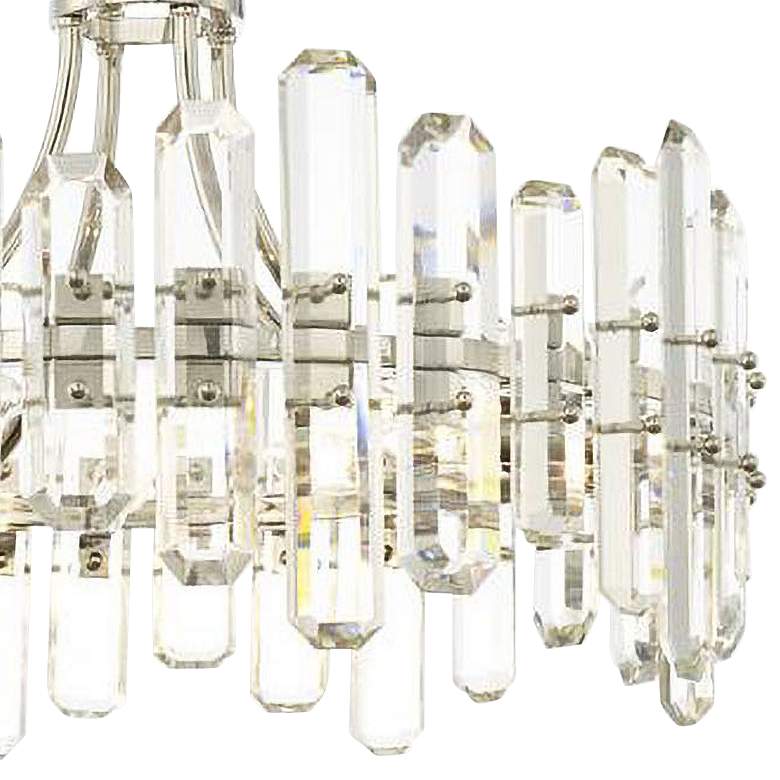 Image 3 Crystorama Bolton 24 3/4" Wide Polished Nickel Crystal Chandelier more views