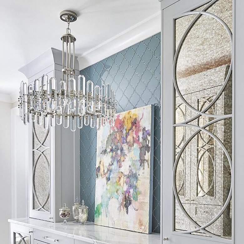 Image 6 Crystorama Bolton 24 3/4" Wide Polished Nickel Crystal Chandelier more views