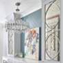 6_Crystorama Bolton 24 3/4" Wide Polished Nickel Crystal Chandelier more views