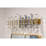 6_Crystorama Bolton 26" Wide Aged Brass Crystal Bath Light more views