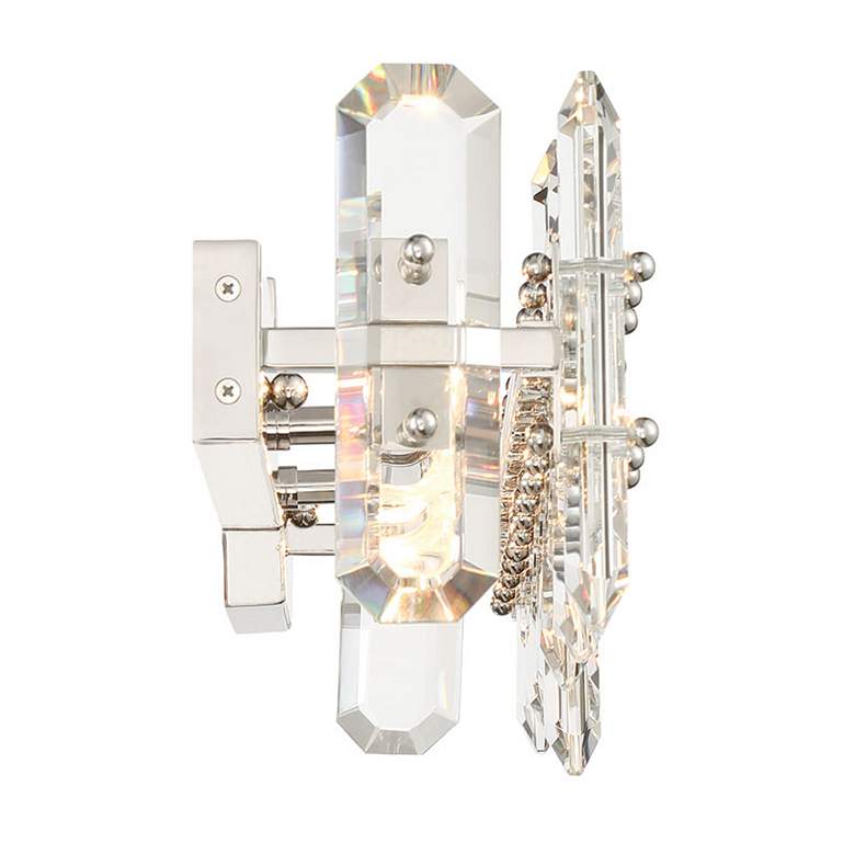 Image 3 Crystorama Bolton 26"W Polished Nickel Crystal Bath Light more views